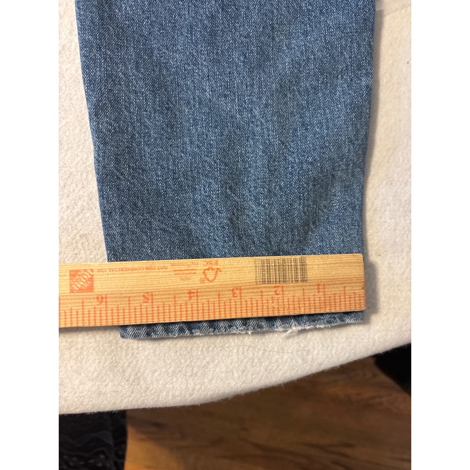 Carmar Denim Distressed Overalls Ripped Straight Leg Carpenter Blue 26x28.5 — image 8 of 8